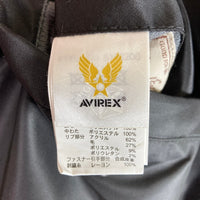 AVIREX アヴィレックス DROP ZONE 刺繍 MA-1 ブラック sizeM 瑞穂店