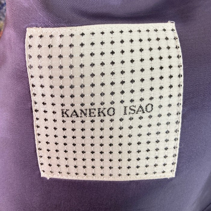 KANEKO ISAO カネコイサオ ツイードジャケット ブルー sizeF 瑞穂店