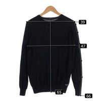 F.C.R.B. エフシーレアルブリストル ラインストーン ウール クルーネックセーター ブラック Size S 福生店