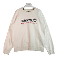 SUPREME × Timberland シュプリーム × ティンバーランド スウェット 20SS Crewneck クルーネック スウェット オフホワイト sizeM 瑞穂店