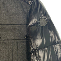 MONCLER モンクレール ナイロン ウール切替 ダウンジャケット ブラック 820-091-41320-50 Size 1 福生店
