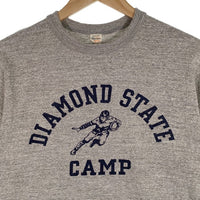 WAREHOUSE ウエアハウス Lot 4601 DIAMOND STATE プリントTシャツ 杢グレー Size M 福生店