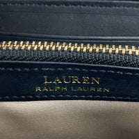 LAUREN RALPH LAUREN ローレン ラルフ ローレン レザー コンチネンタル ウォレット ブラウン 二つ折り財布 牛革 コンパクト 瑞穂店