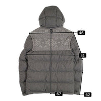 MONTECORE モンテコーレ 2way ウール ダウンジャケット ベスト グレー 111CX260 1203 Size 44 福生店