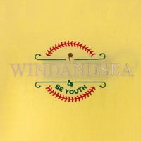 WIND AND SEA ウィンダンシー フロント刺繍 Tシャツ WDS-CS-294 イエロー Size XL 福生店