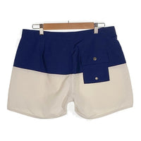 WIND AND SEA ウィンダンシー × SATURDAYS サタデーズ バイカラー ナイロンショーツ ショートパンツ ネイビー ホワイト Size 32 福生店