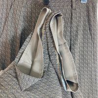 TODAYFUL トゥデイフル ヘリンボーン シフォンパンツ 茶色系 size38 瑞穂店