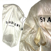 St ANDREWS セントアンドリュース 2WAY ライトダウンジャケット 収納袋付き ホワイト sizeM 瑞穂店