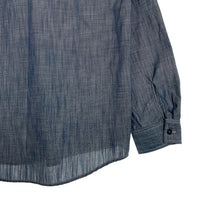 EXAMPLE エグザンプル 22SS BB BEAR CHAMBRAY WORK SHIRT シャンブレーワークシャツ Size XL 福生店
