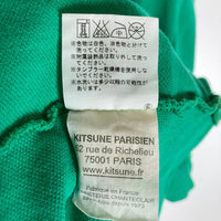 Maison Kitsuné メゾンキツネ 半袖 ポロシャツ グリーン sizeM 瑞穂店