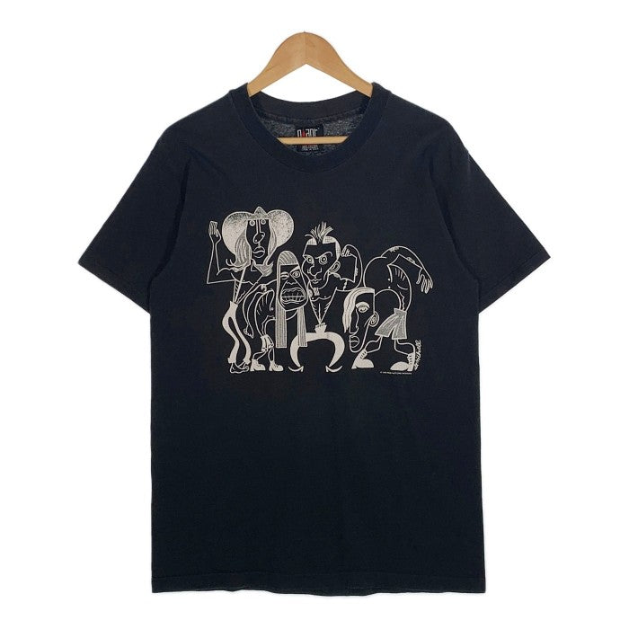 90's RED HOT CHILI PEPPERS レッドホットチリペッパーズ Picasso プリント Tシャツ GIANT ブラック Size  L 福生店