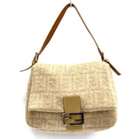 FENDI フェンディ マンマバケット ワンショルダーバッグ ウール ズッカ柄 26325 ベージュ 瑞穂店