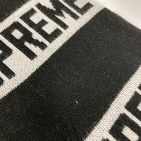Supreme シュプリーム 16AW Bar Stripe Scarf バーストライプ マフラー ブラック 瑞穂店