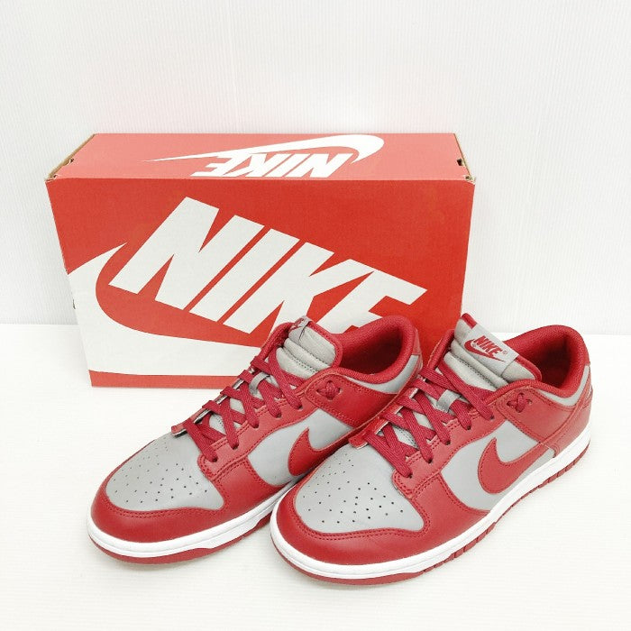 NIKE ナイキ DUNK LOW RETRO ダンクローレトロ DD1391-002 グレー×レッド size26.5cm 瑞穂店