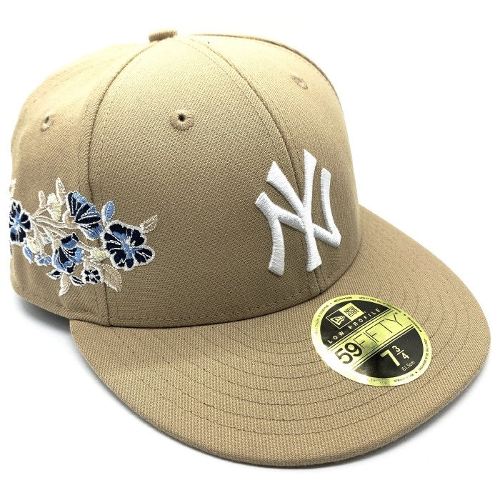 KITH キス 22SS NEW ERA ニューエラ New York Yankees Floral Low Profile Fit Cap  ヤンキース フローラル キャップ ベージュ Size 7 3/4 (61.5cm) 福生店
