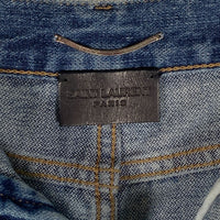 SAINT LAURENT PARIS サンローランパリ ストーンウォッシュ ストレート デニムパンツ インディゴ 653902 Y19JA Size 29 福生店