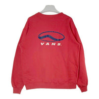 VANS バンズ old 90~00s オールドスケート ロゴ スウェット レッド sizeM 瑞穂店