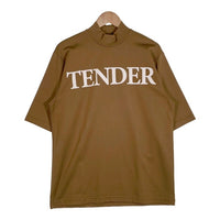 TENDER PERSON テンダーパーソン 23SS LOGO MOCKNECK TEE ロゴ モックネック Tシャツ カーキ Size 4 福生店