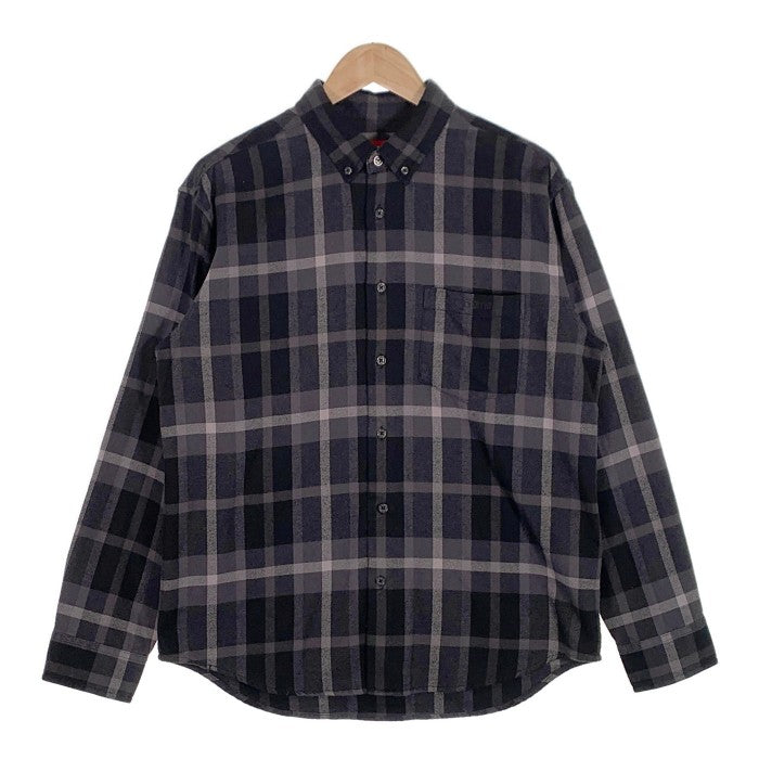 ファッション23AW新品supreme plaid flannel shirt チェック