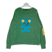 HYSTERIC GLAMOUR ヒステリックグラマー 01223NS05 MOUSE編込 セーター グリーン size FREE 瑞穂店