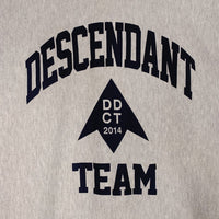 DESCENDANT ディセンダント プリント スウェットクルーネックトレーナー リバース グレー Size 3 福生店