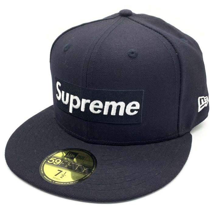 Supreme newera box logo rip navy 71/4