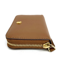 LAUREN RALPH LAUREN ローレン ラルフ ローレン レザー コンチネンタル ウォレット ブラウン 二つ折り財布 牛革 コンパクト 瑞穂店