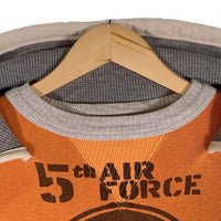 TOYS McCOY トイズマッコイ AIR APACHES 5TH AIR FORCE 後付け スウェットパーカー オレンジ Size XL 福生店