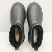 UGG アグ W CLASSIC ULTRA MINI ムートンブーツ ブラック size25cm 瑞穂店