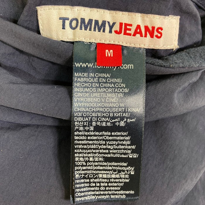 TOMMY JEANS トミージーンズ リバーシブルジャケット ボア ナイロン ホワイト×ネイビー sizeM 瑞穂店