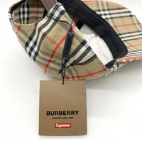 SUPREME シュプリーム 22SS BURBERRY バーバリー Denim 6 Panel デニム6パネル キャップ ベージュ 福生店