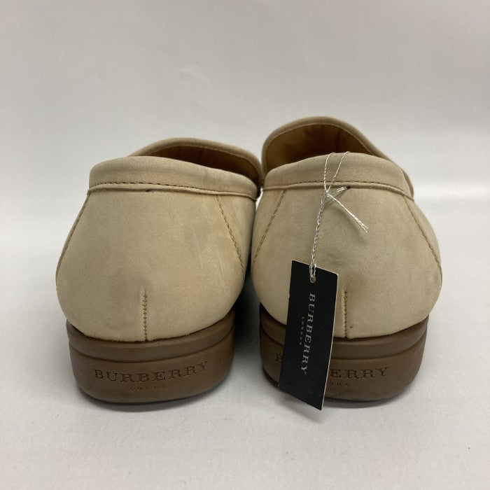 BURBERRY LONDON バーバリーロンドン ローファー ドライビングシューズ ベージュ size26cm 瑞穂店