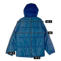 THE NORTH FACE ノースフェイス 70-80S 茶タグ 中綿 ジャケット ーフード付き FIBERFILL2 ファイバーフィル ブルー sizeL 瑞穂店