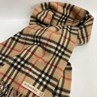 BURBERRY バーバリー ノバチェックカシミアマフラー ベージュ 瑞穂店