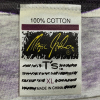 Magic Johnson マジックジョンソン LA LAKERS レイカーズ オーバーボーダープリント Tシャツ デッドストック Size XL 福生店