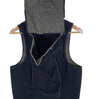 HELLER'S CAFE ヘラーズカフェ 1940's Bag-pocket Hunting Vest デニム ハンティングベスト インディゴ Size 福生店
