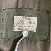 VERAPELLE ヴェラペレ レザージャケット カーキ size50 瑞穂店