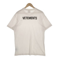 VETEMENS ヴェトモン 18SS STAFF TEE スタッフ ロゴ Tシャツ ホワイト Size L 福生店