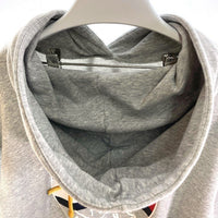 TOMMY JENES トミージーンズ パーカーワンピース 前後サークルプリント ライトグレー sizeS 瑞穂店