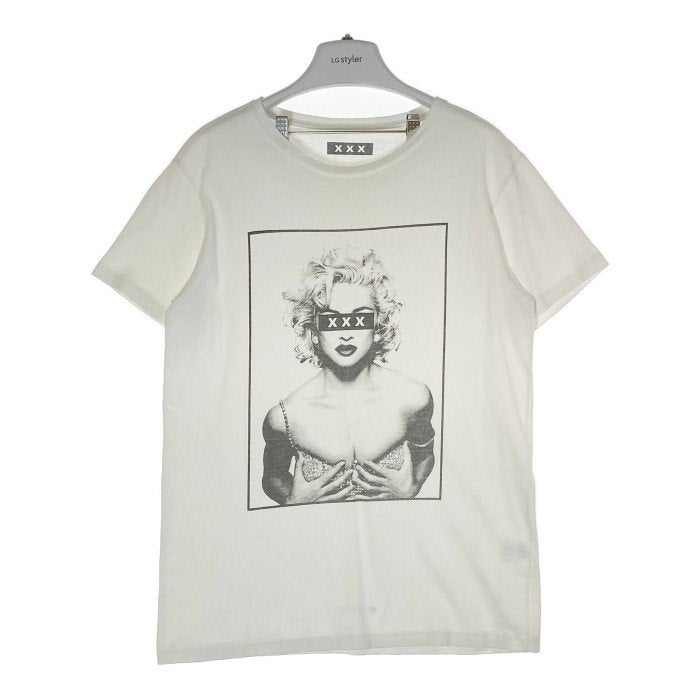 正規店お得GOD SELECTION XXX マリリン・モンロー 白 Tシャツ/カットソー(半袖/袖なし)