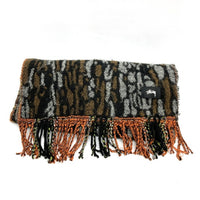 STUSSY ステューシー Tree Bark Wool scarf スカーフ ストール グレー 瑞穂店