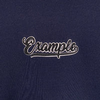 EXAMPLE エグザンプル クルーネック スウェットトレーナー 刺繡ロゴ ネイビー Size XL 福生店