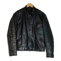 HORN WORKS ホーンワークス レザージャケット ライダース シングル ブラック sizeL 瑞穂店
