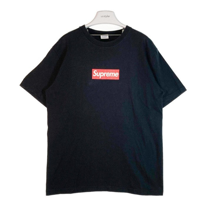 SUPREME シュプリーム 14SS 20th Anniversary Box Logo Tee 20周年ボックスロゴプリント クルーネック半袖Tシャツ ブラック