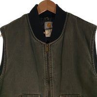 Carhartt カーハート ダックベスト モスグリーン V02MOS USA製 Size XL 福生店