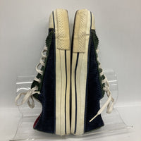 CONVERSE コンバース コーデュロイ オールスター スニーカー ネイビー×グリーン size6 瑞穂店