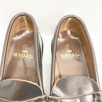 REGAL リーガル 革靴 コインローファー ブラウン size23.5cm 瑞穂店