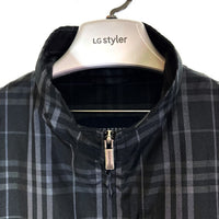 BURBERRY GOLF バーバリーゴルフ ジップアップベスト bfp77-020-09 ブラック sizeL 瑞穂店