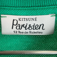 Maison Kitsuné メゾンキツネ 半袖 ポロシャツ グリーン sizeM 瑞穂店