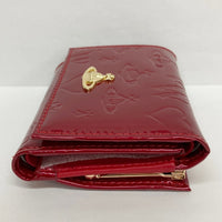 Vivienne Westwood ヴィヴィアンウエストウッド 13vv110 三つ折り財布 パテントレザー がま口 レッド 瑞穂店
